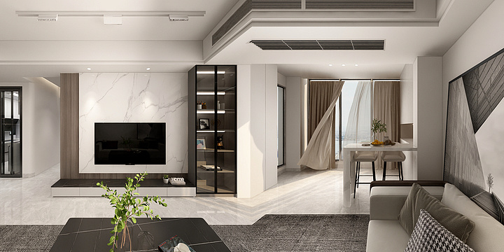 李工设计师-番禺区锦绣半岛社区 金月湾5栋1603房-装修设计方案