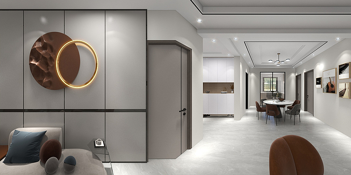 岚锦装饰15305363223-中阳国际4-2-2801-装修设计方案