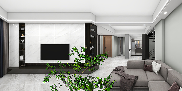 努力努力再努力_Feng-钱湖人家-装修设计方案