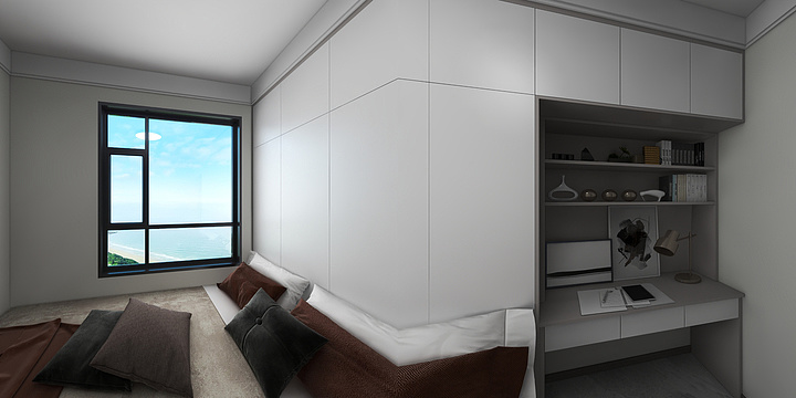 ~不摇碧莲~-领秀城1-1-801-亮色调-装修设计方案