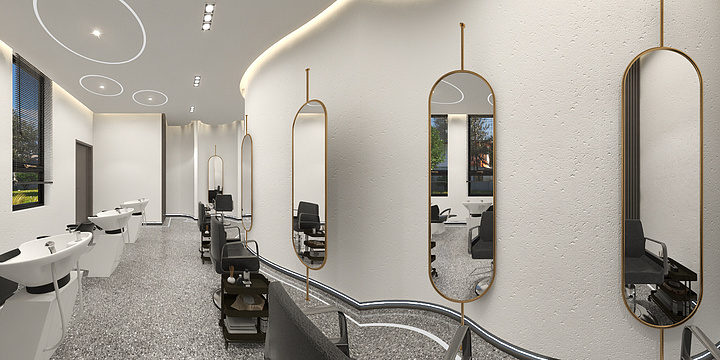 李李9-理发店-装修设计方案