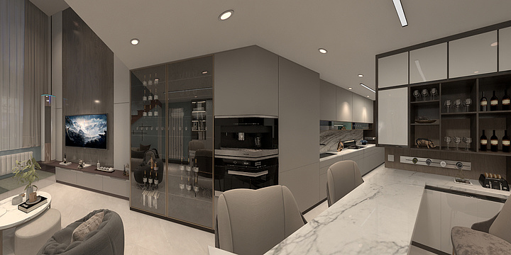 锐港装饰设计-雅戈尔loft-装修设计方案