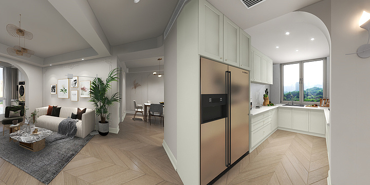 爱工作的二毛-滨江西区5期2村8#1104-装修设计方案