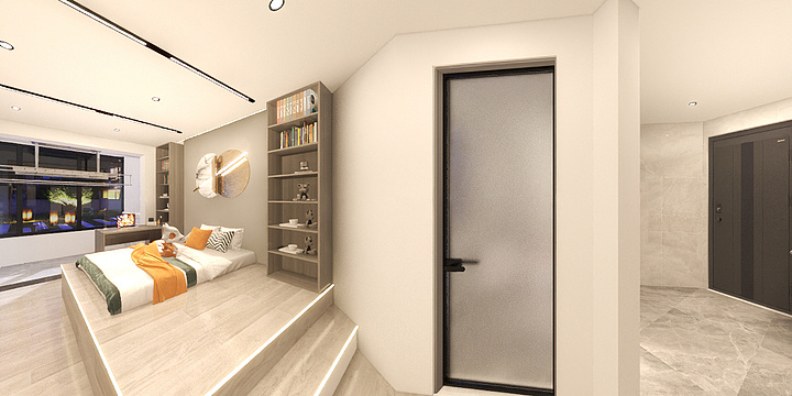 李彪3-武威东路效果图-装修设计方案