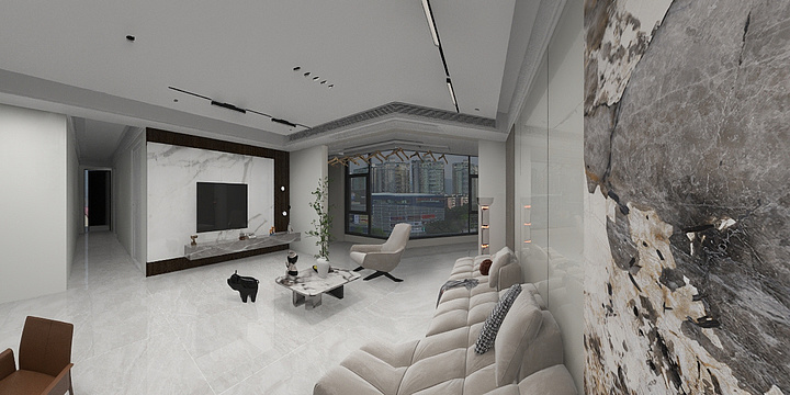 装饰设计YJ-宝龙景秀10-701-装修设计方案