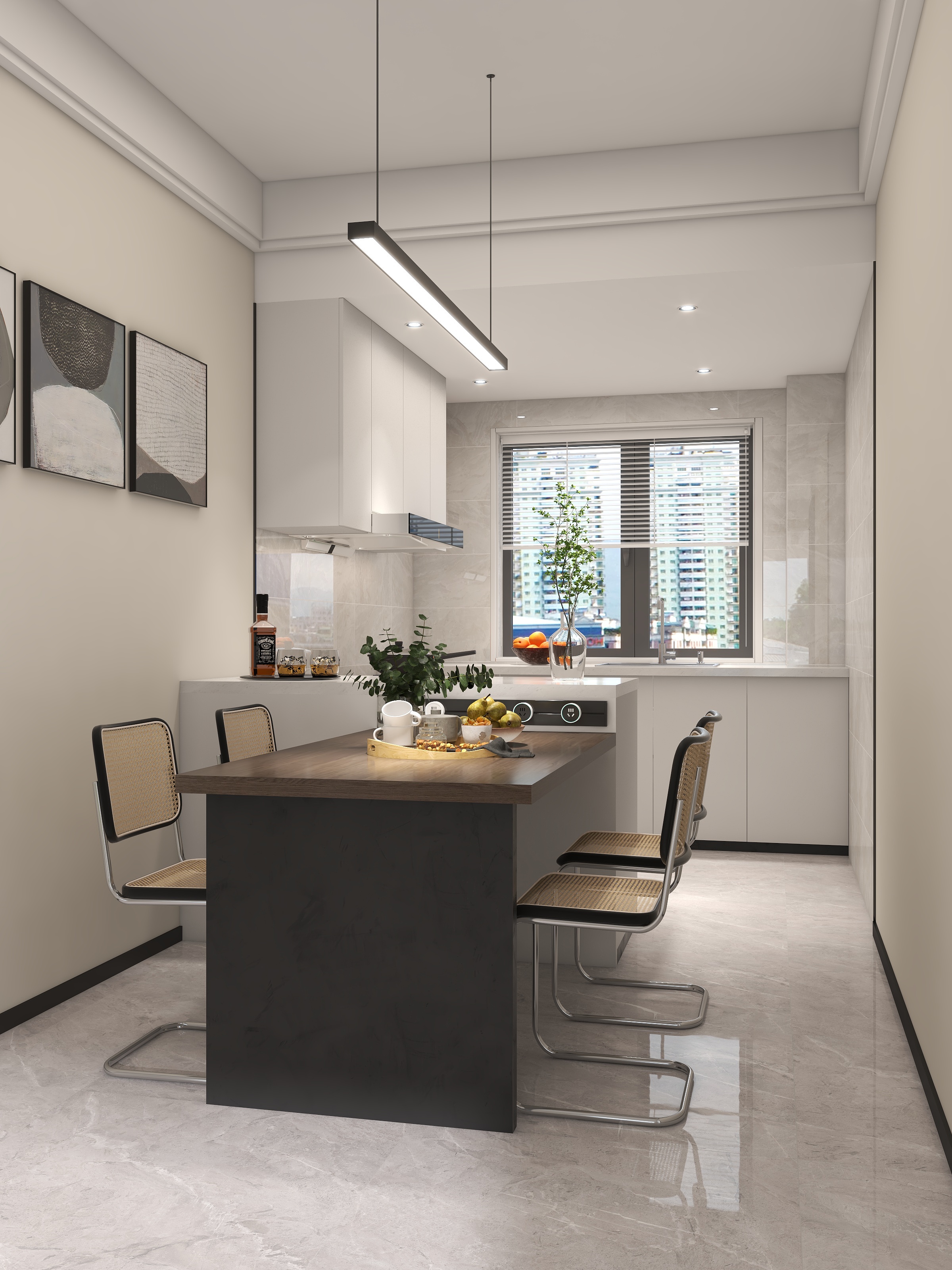 代君辉-光明苑-A区83㎡2室-装修设计方案