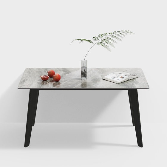 Youjia Miao with Italian minimalist dining table 185889433