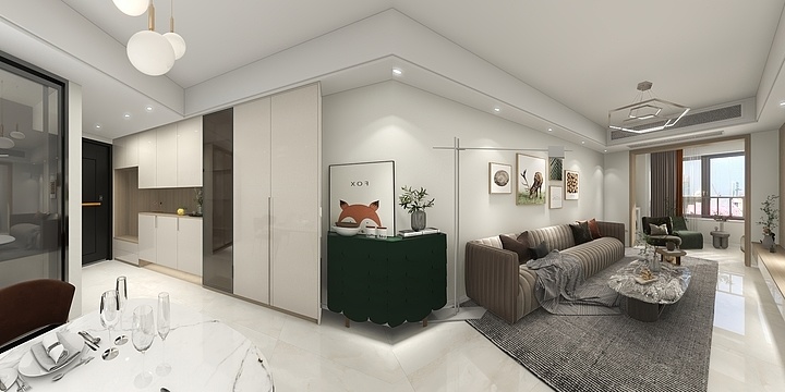 RST全屋定制-金科美的唐悦效果图-装修设计方案