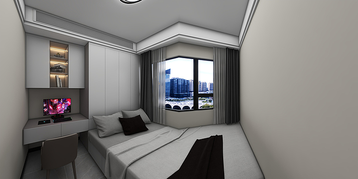 鸽子鸽子丶鸽-博雅城市中心5-1-801-装修设计方案