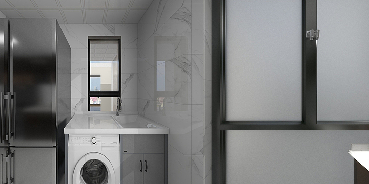 JAKE为你设计-玉龙半岛邓号3-1-3004效果图-装修设计方案