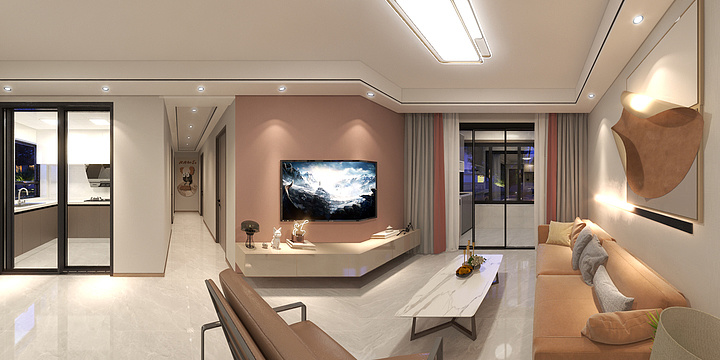 三棵树小森板.陈-济南杨柳春风-装修设计方案