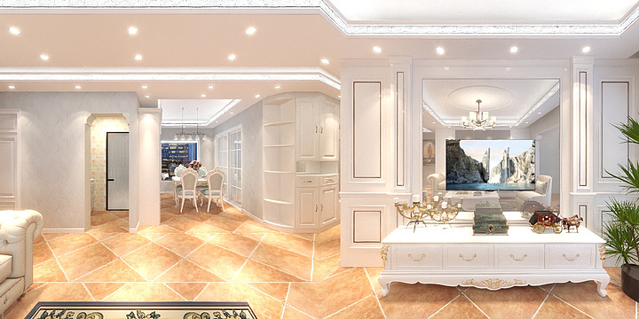 千匠轻装张冬冬-125㎡4室-装修设计方案