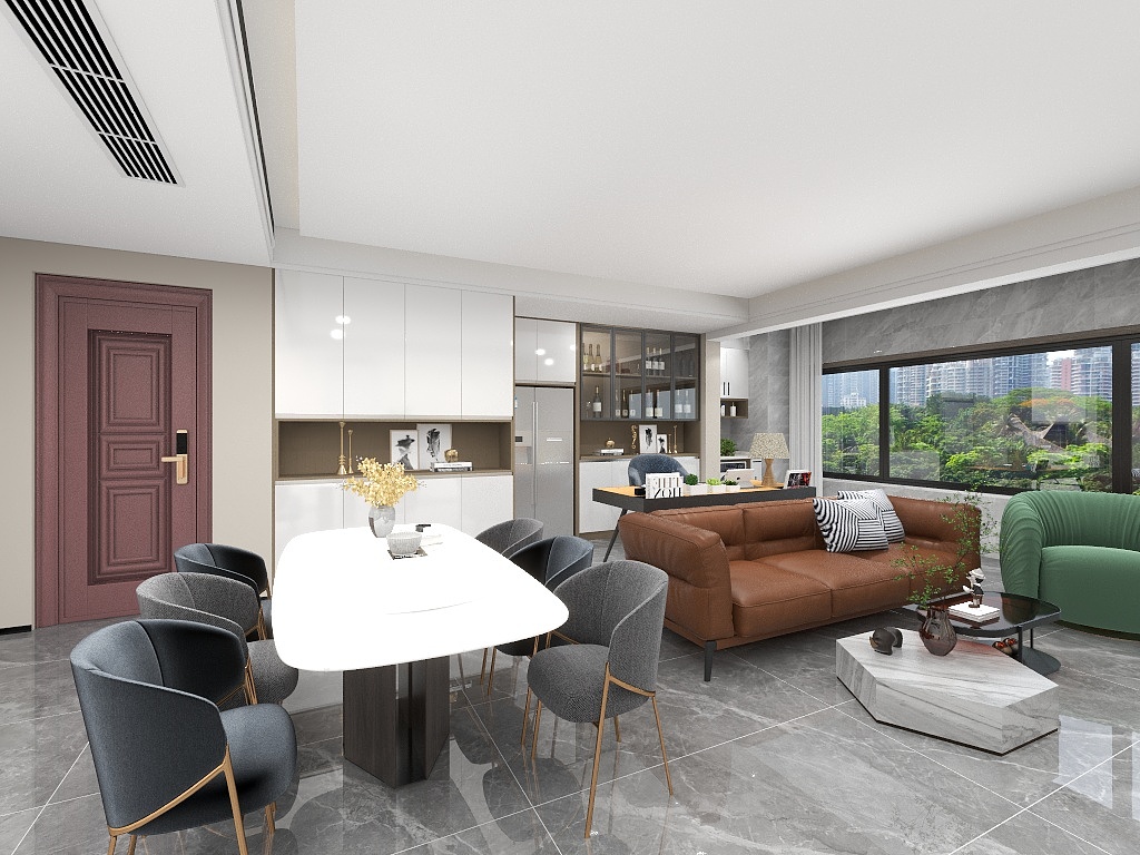 怡屋装饰设计-优步大道28#702-装修设计方案