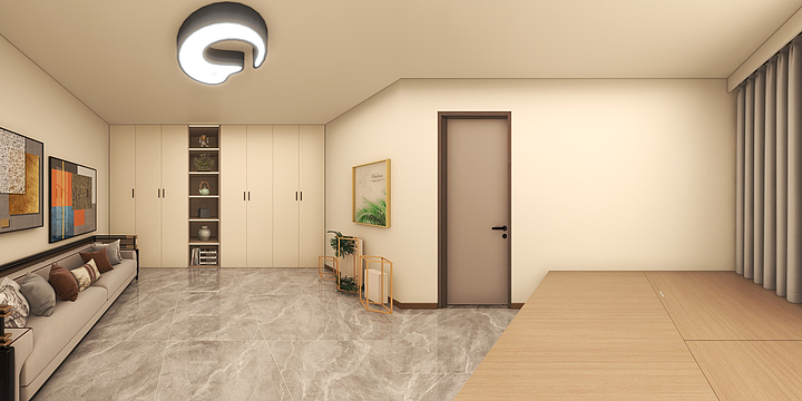 小小陶001-平房-成品图-装修设计方案