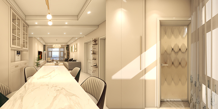 一辰空间设计-博雅世家6栋2单元6楼东户-装修设计方案