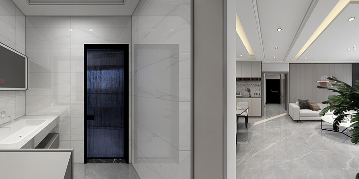 私享全案设计-吉鑫首府效果图-装修设计方案