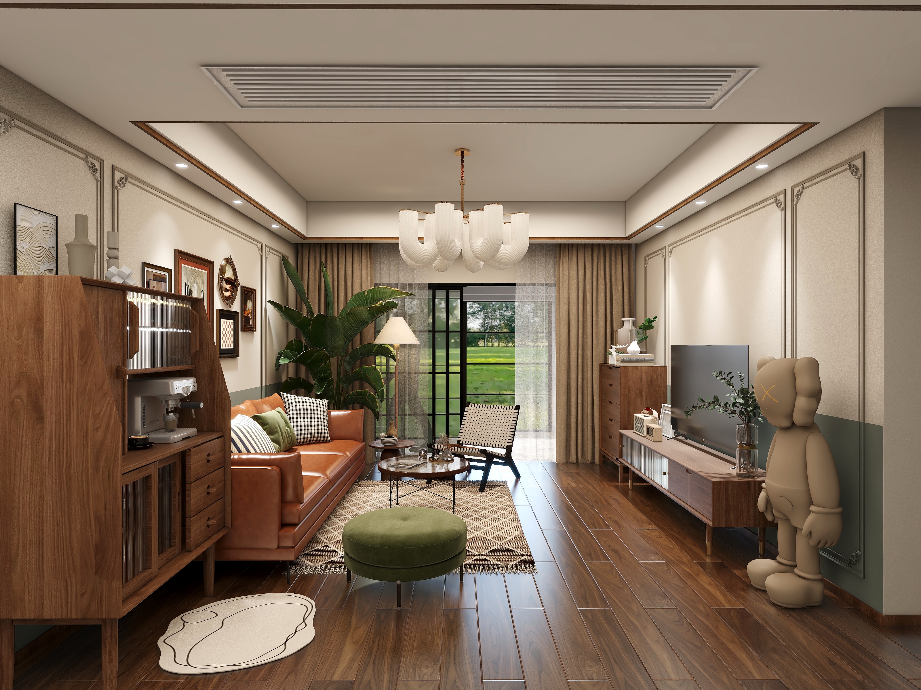 任任任MMM-复古混搭装修效果图