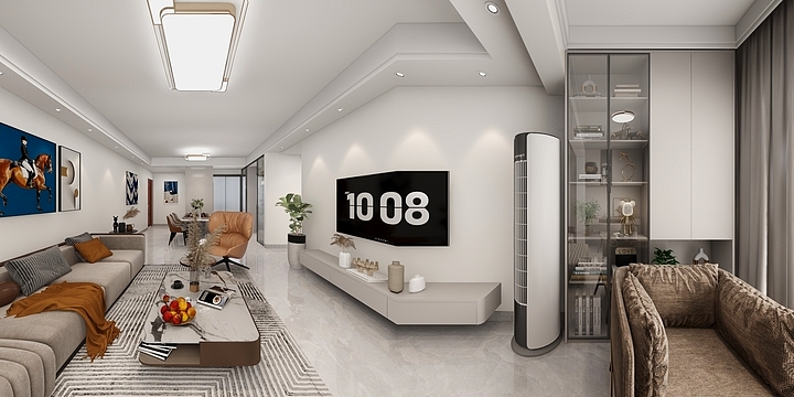 芒果瓷砖-小梁-一品江山3-601余总雅居-装修设计方案