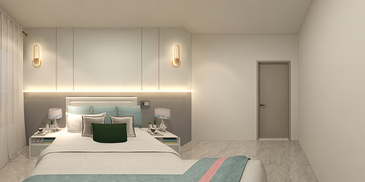 292设计效果图-主人房-装修设计方案