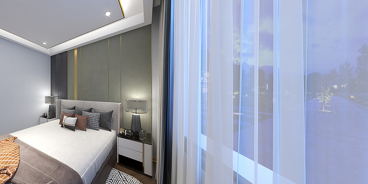 阿爽空间-祁少华  凤凰城220新中式-装修设计方案