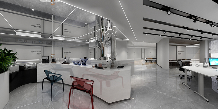 禹點--办公空间-装修设计方案