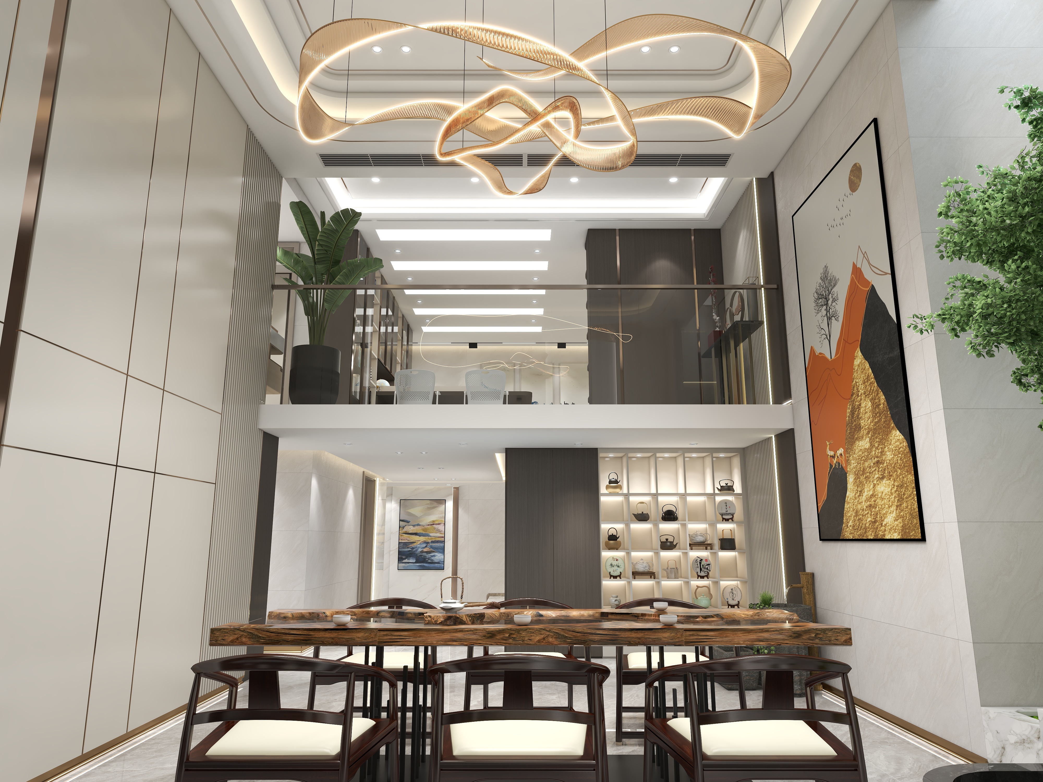 宋毅-现代极简-南京秦尚栖庭装修效果图