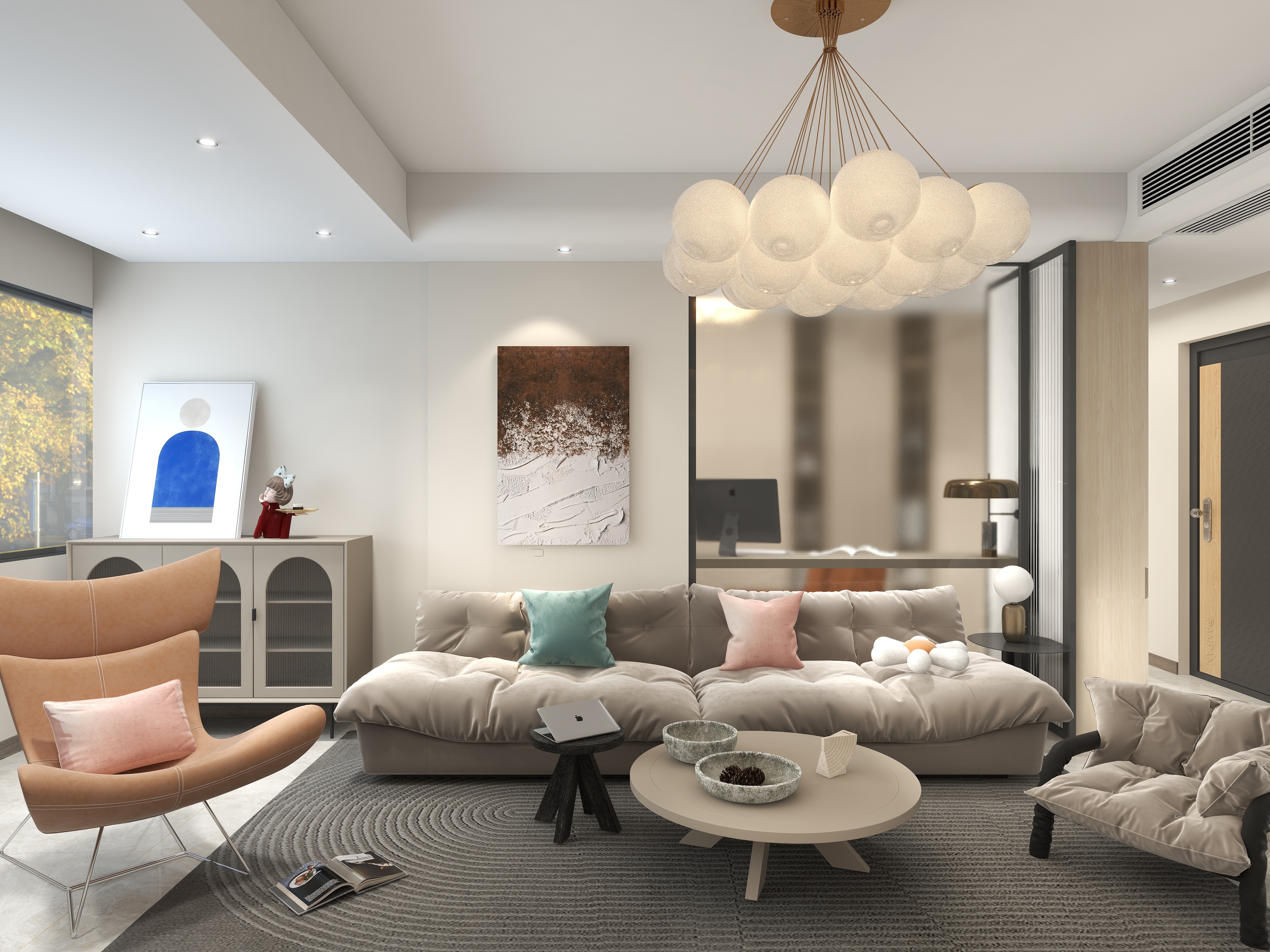 室内设计朱祥-舜耕学府效果图-装修设计方案