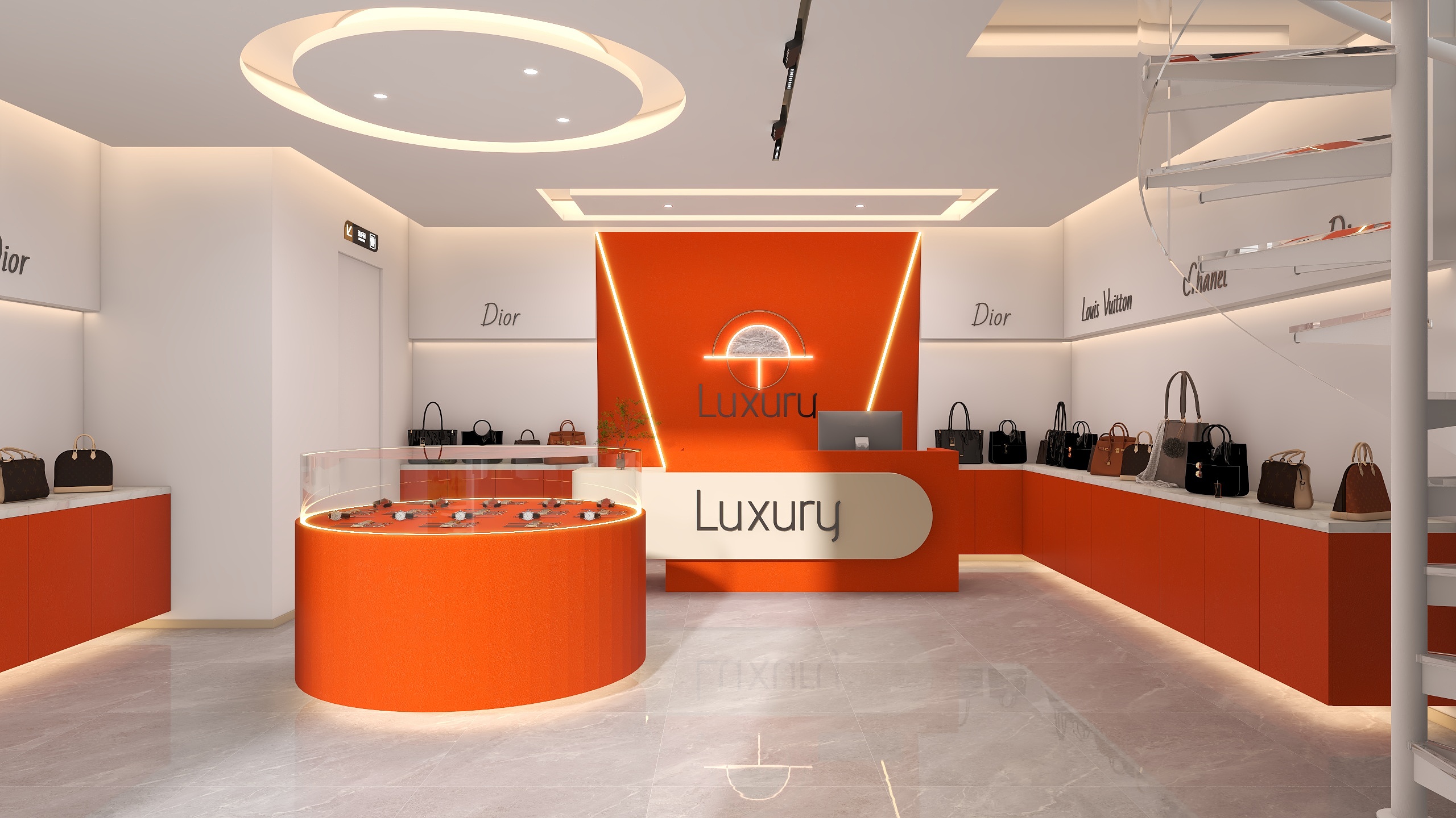 Ricardomonarch-中心门市装修效果图