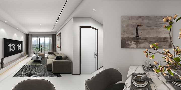 两年半的设计师-B户型平面图-装修设计方案