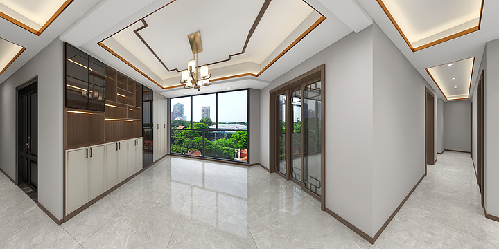 天熠装饰设计-金鼎豪庭新中式-装修设计方案