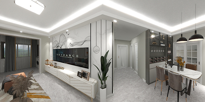 坤垚空间设计-现代风格-装修设计方案