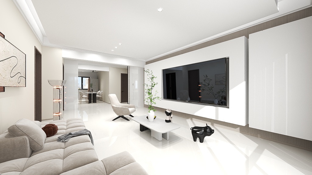 XIAOLV丶-宗珂梅园奶油风-装修设计方案