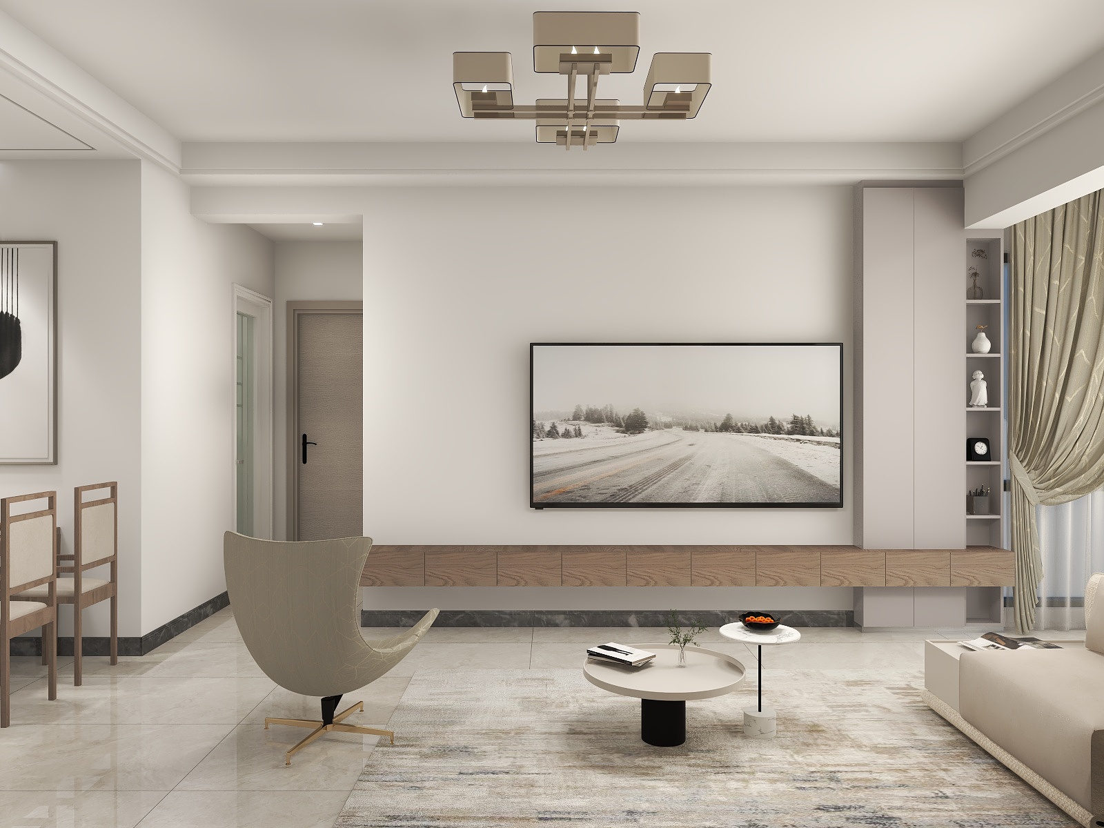 湫末-清镇73㎡2室-装修设计方案