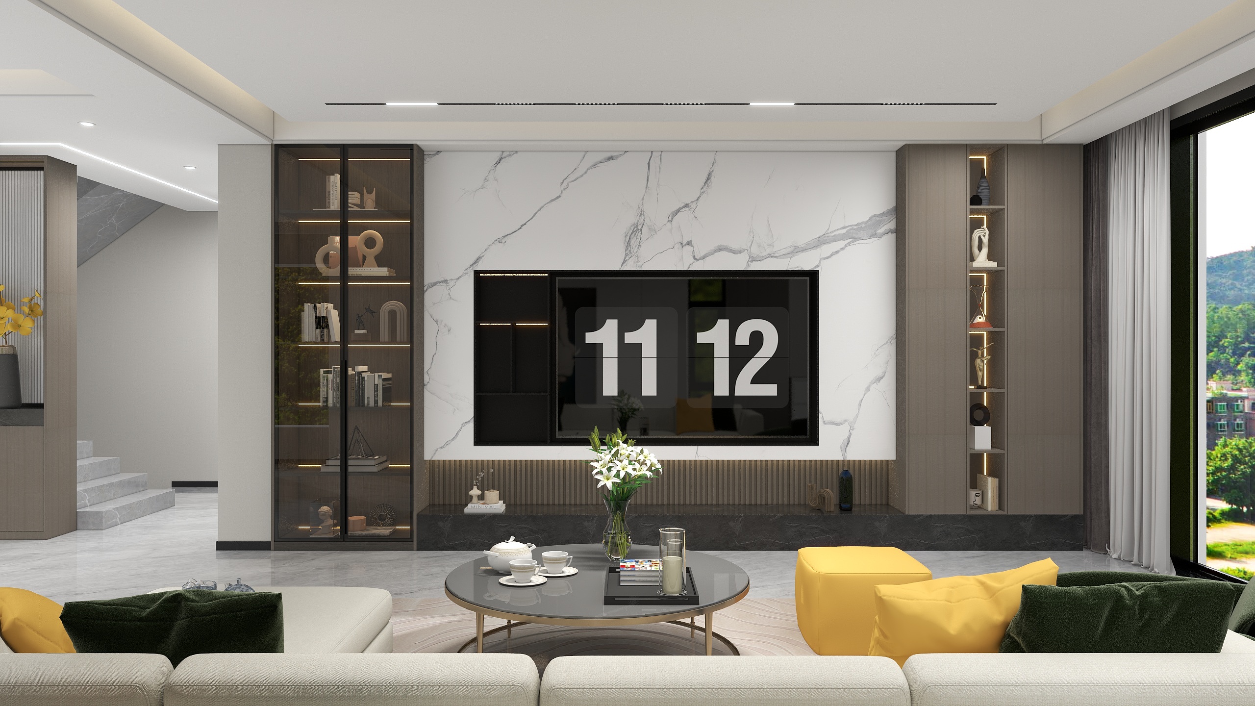 艾格全屋定制-碧桂园观澜雅苑现代简约123㎡2室-装修设计方案