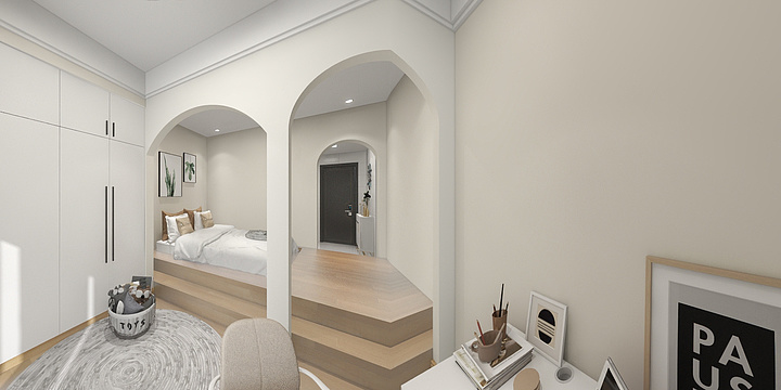 Craftsman赵-化工站小区5栋206-装修设计方案