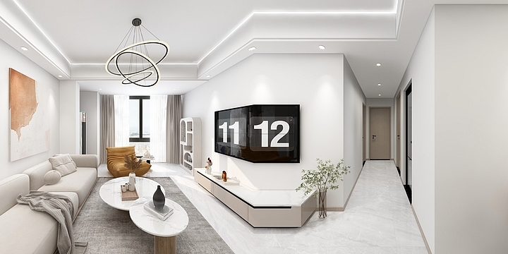 Fred宇-金和天府90㎡-装修设计方案