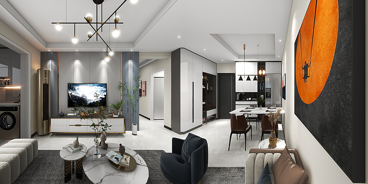 庆阳盛木佳装饰工程有限责任公司-山水观园-装修设计方案