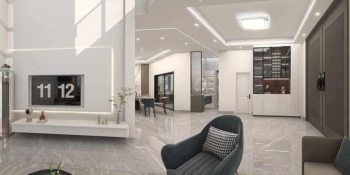 张工~-复式楼别墅-装修设计方案