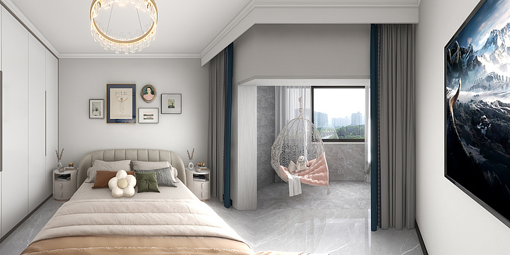 欧阳晨雪-范筑装饰石羊村105-装修设计方案