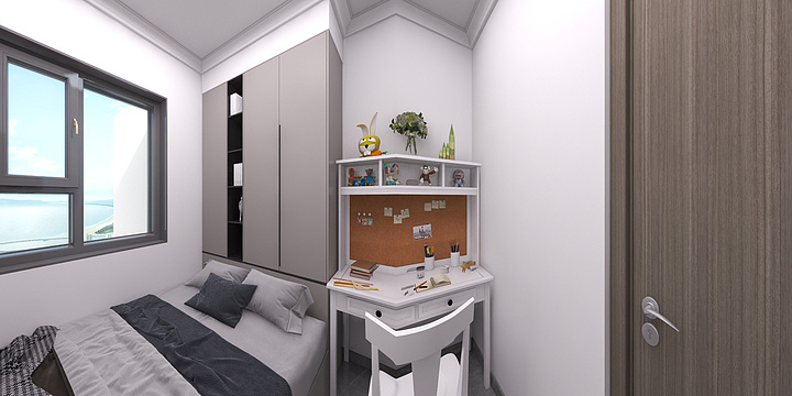 私宅设计张工-滨湖江来效果图-装修设计方案