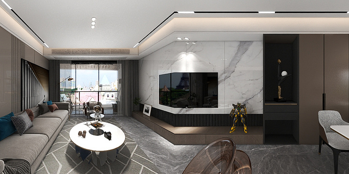 *设计*-模板副本-《佳大银湾》现代轻奢|145㎡四居-装修设计方案