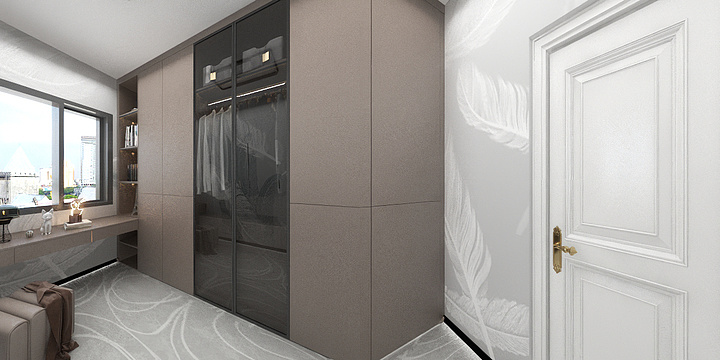 一点一滴-上河郡衣帽间-装修设计方案