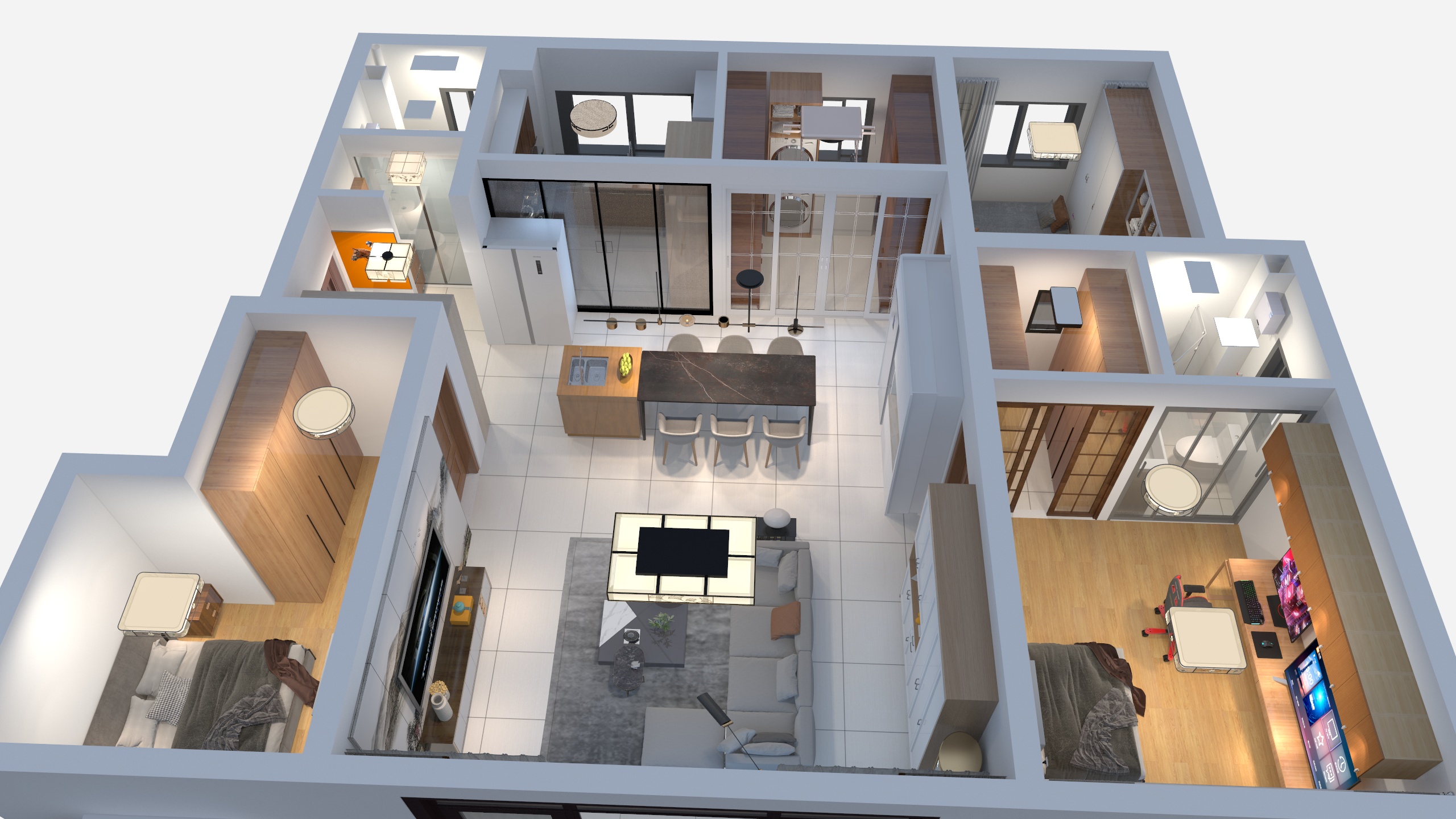 159****0735MibU-龙湖・锦璘原著改-装修设计方案