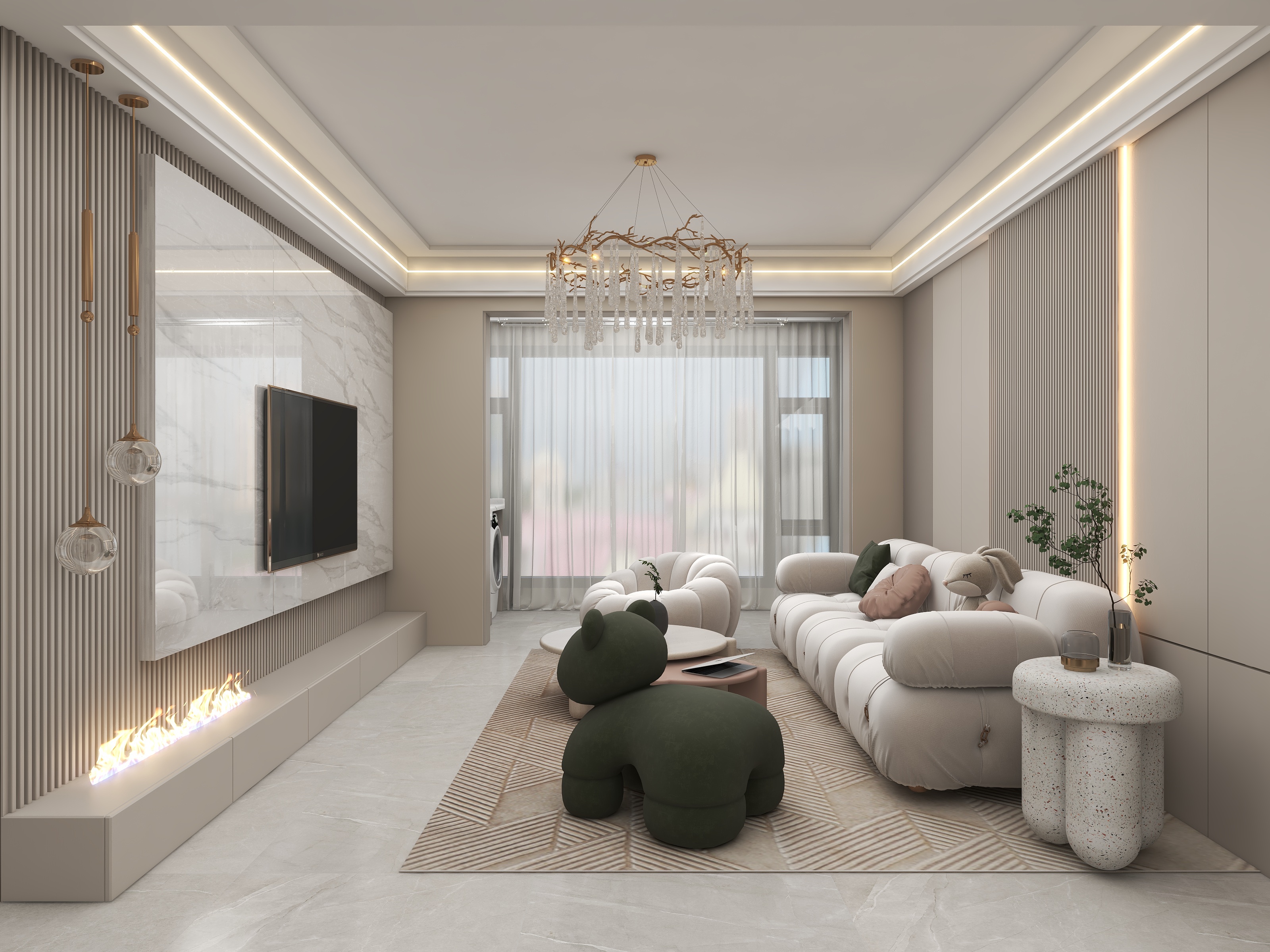 壹诺设计工作室-和昌国际城装修效果图