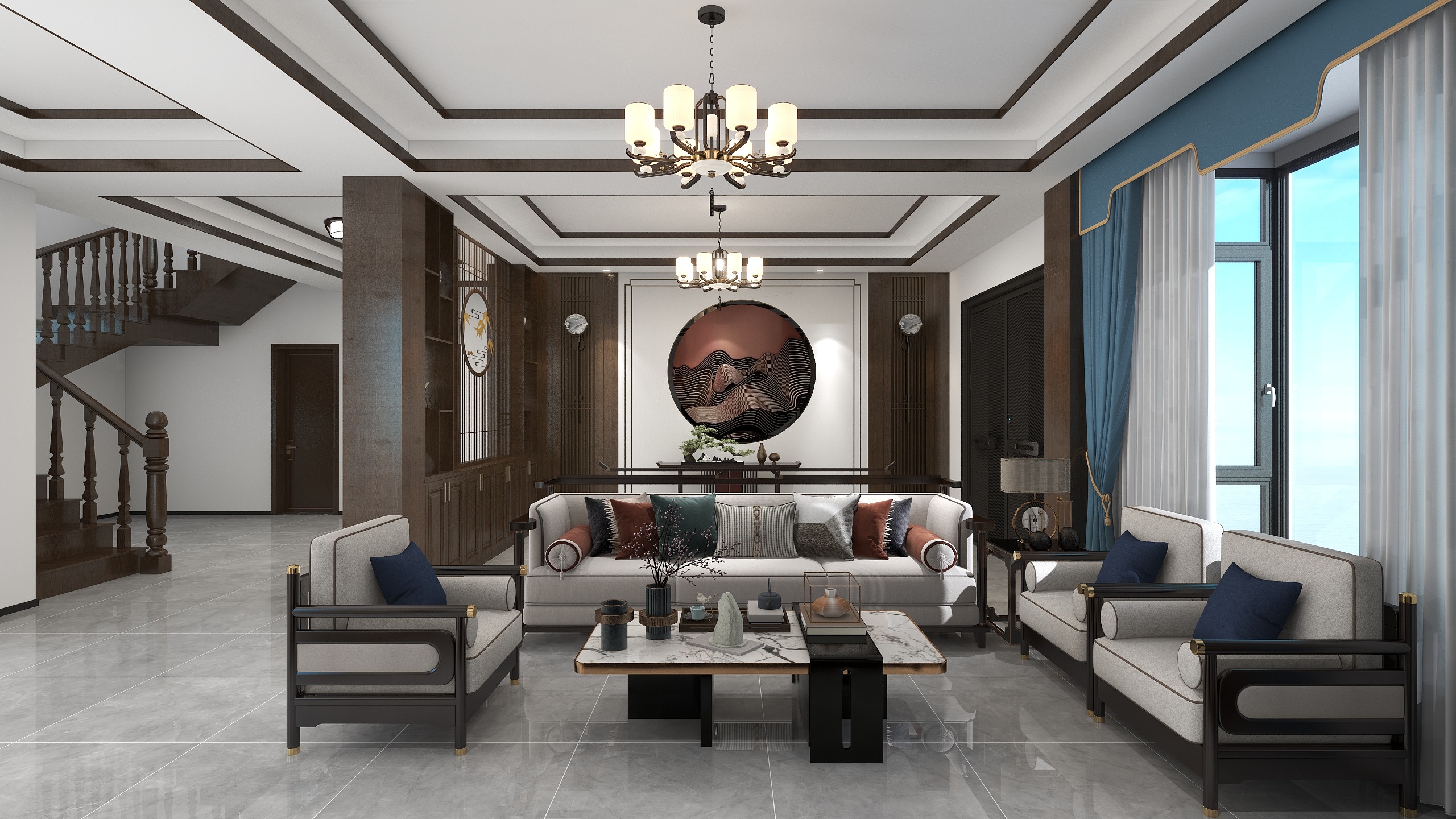 江苏欧港森建筑装饰工程有限公司-金牌楼梯全屋定制-装修设计方案