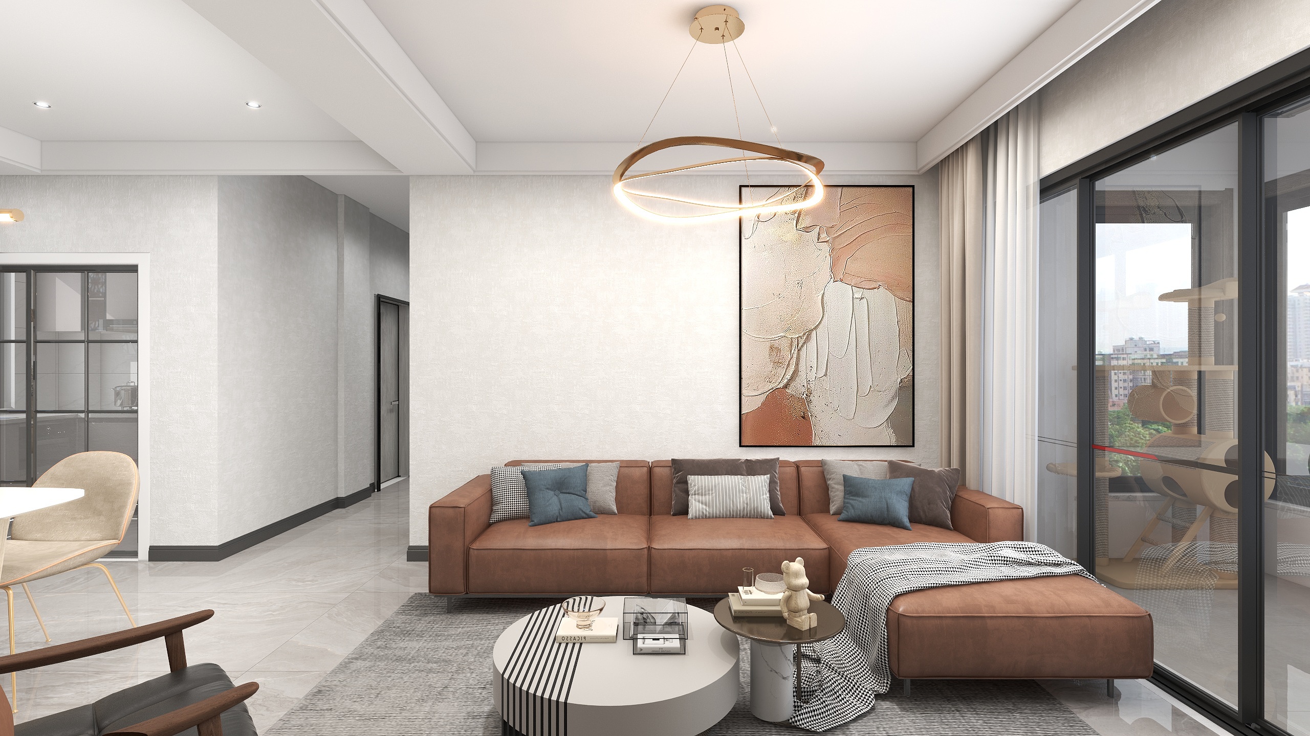 桃夭w-海德公园81㎡3室-装修设计方案