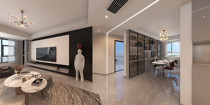 道明I清风-鲁商城市广场4-2-1402-装修设计方案