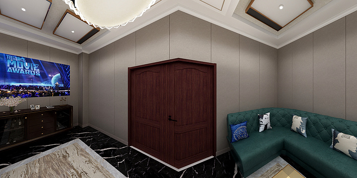 阳光空间设计师-ktv-轻奢侈方案-装修设计方案