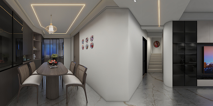 九鼎空间2679-阎良-华美璟苑260㎡3室复式2-装修设计方案