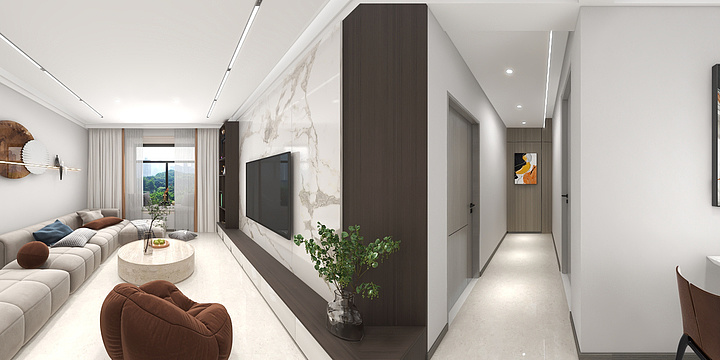 欧阳晨雪-范筑装饰石羊村140-装修设计方案